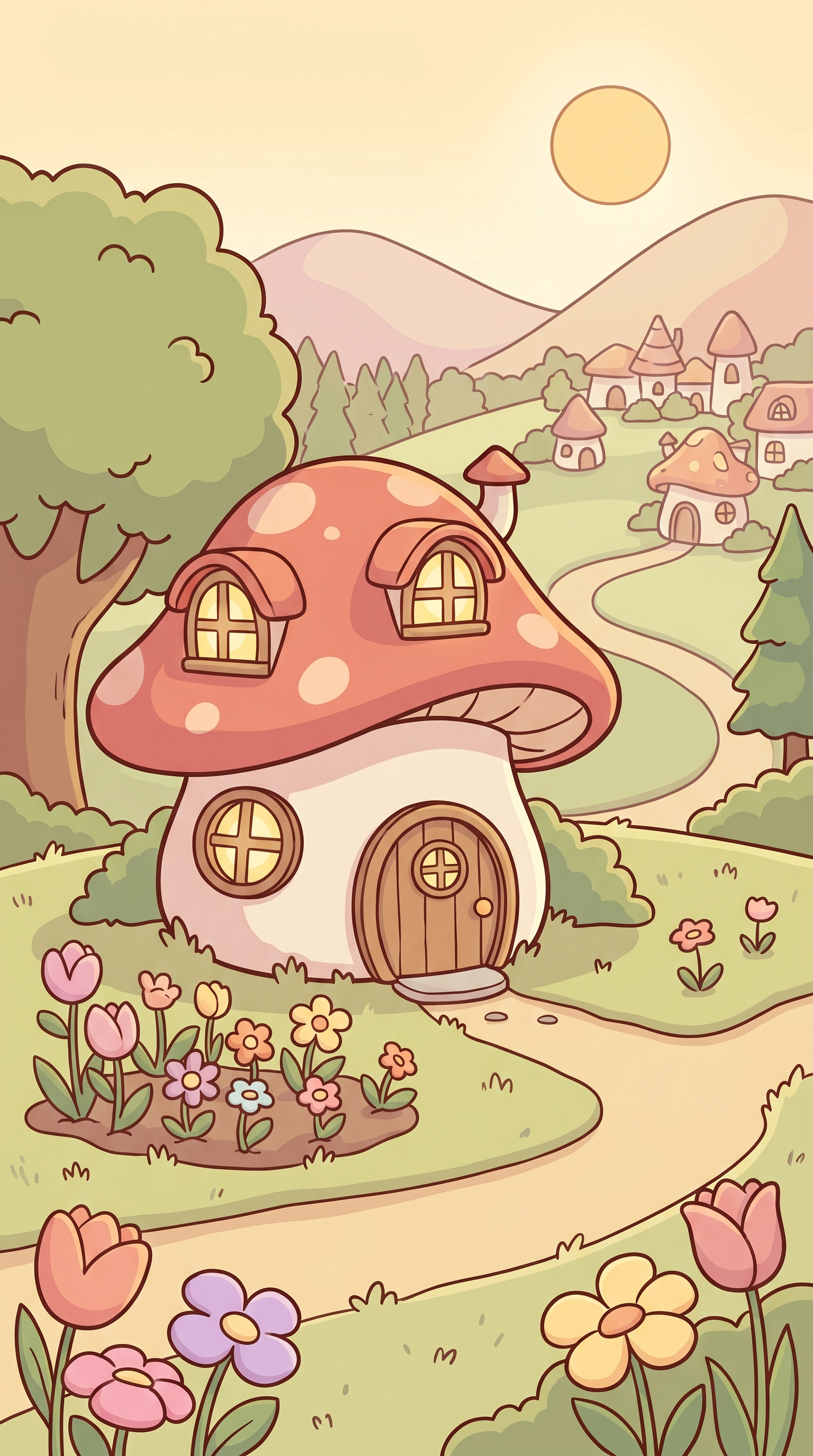 Cozy mushroom house in Wobblewood